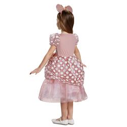 Child Minnie Mouse Rose Gold Deluxe Costume