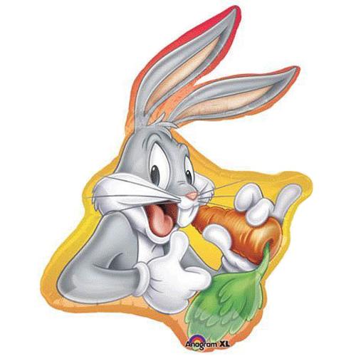Bugs Bunny Holding Carrot Supershape Balloon 34in Balloons & Streamers - Party Centre - Party Centre