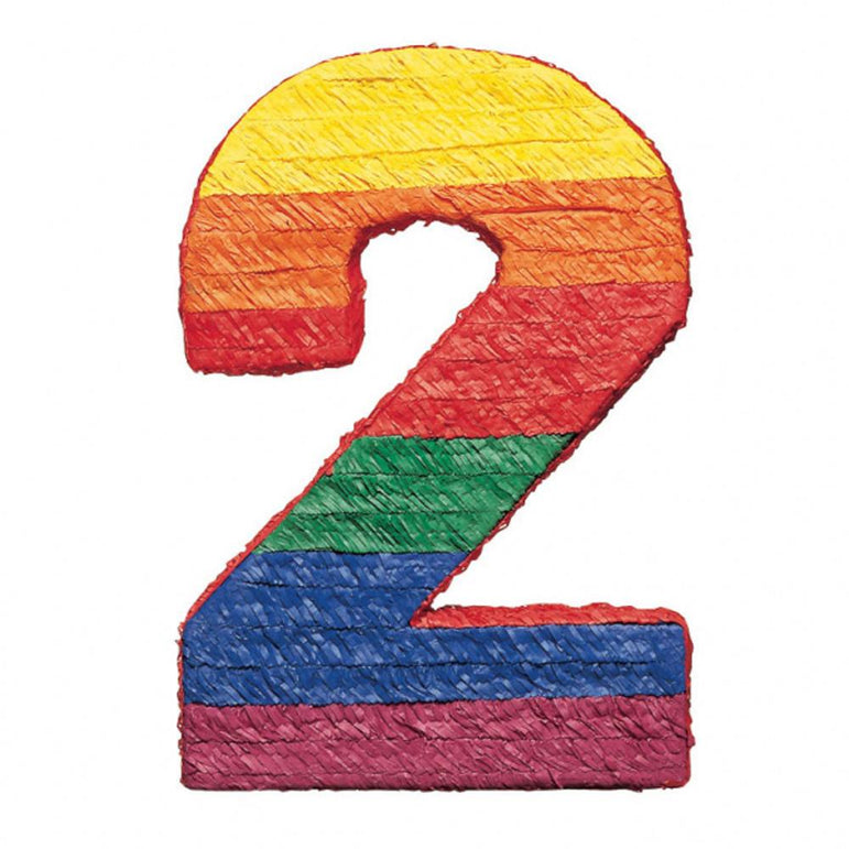 Number 2 Piñata 21in Pinata - Party Centre