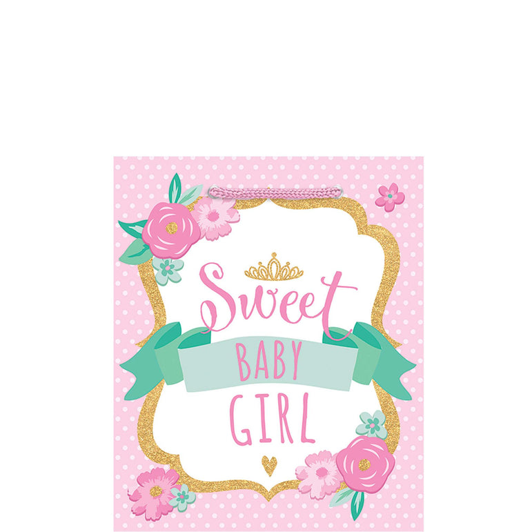Sweet Baby Girl Medium Specialty Bag Party Favors - Party Centre