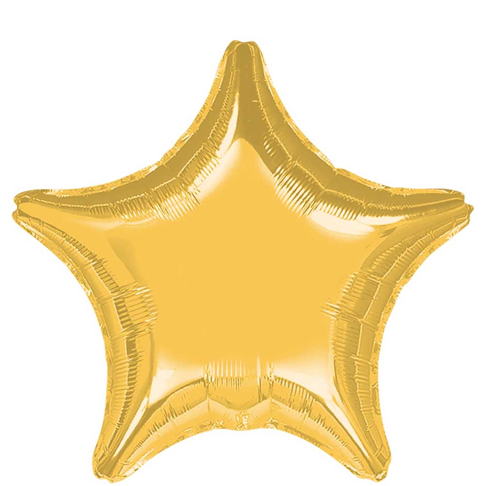 Gold Star Supershape Balloon 32in Balloons & Streamers - Party Centre - Party Centre