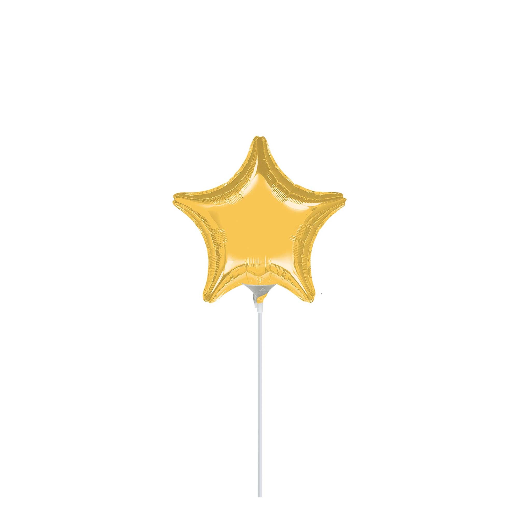 Gold Star Mini Shape Balloon 4in Balloons & Streamers - Party Centre - Party Centre