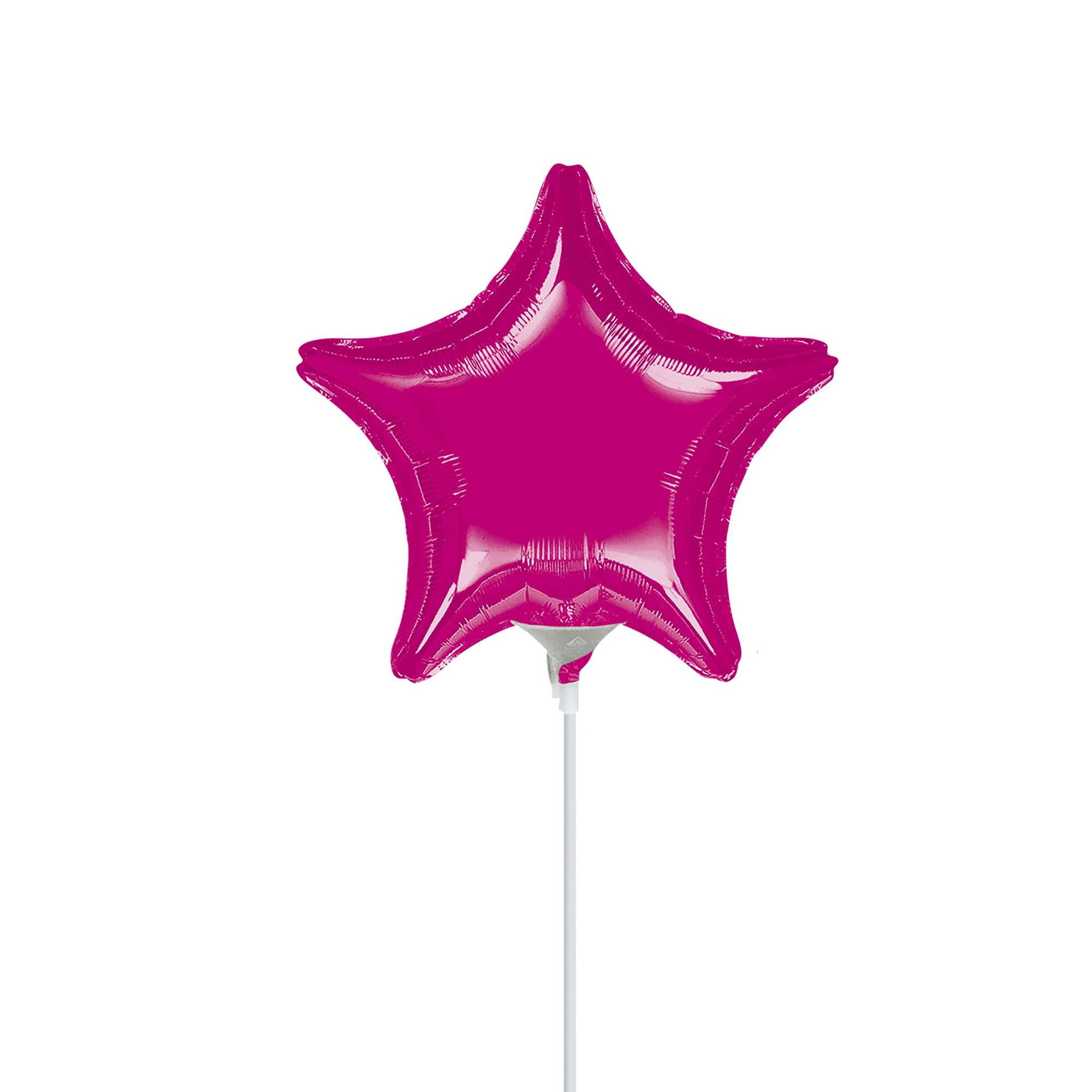 Metallic Fuchsia Star Foil Balloon 9in Balloons & Streamers - Party Centre - Party Centre
