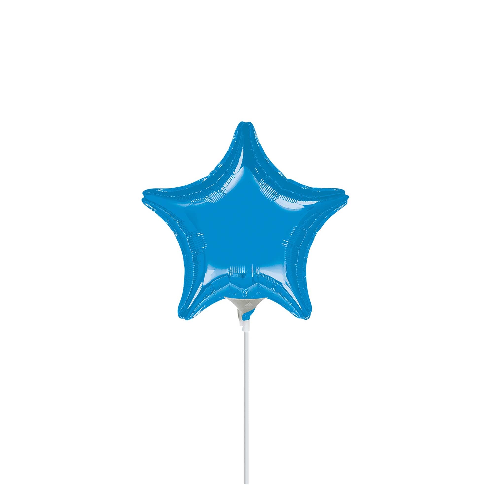 Blue Star Mini Shape Balloon 10cm Balloons & Streamers - Party Centre - Party Centre