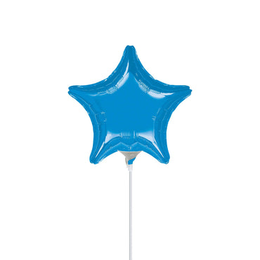 Metallic Blue Star Foil Balloon 9in Balloons & Streamers - Party Centre - Party Centre