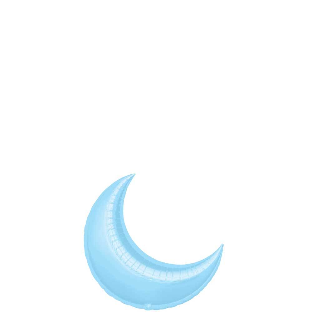 Pastel Blue Crescent Mini Shape Balloon 10in Balloons & Streamers - Party Centre - Party Centre