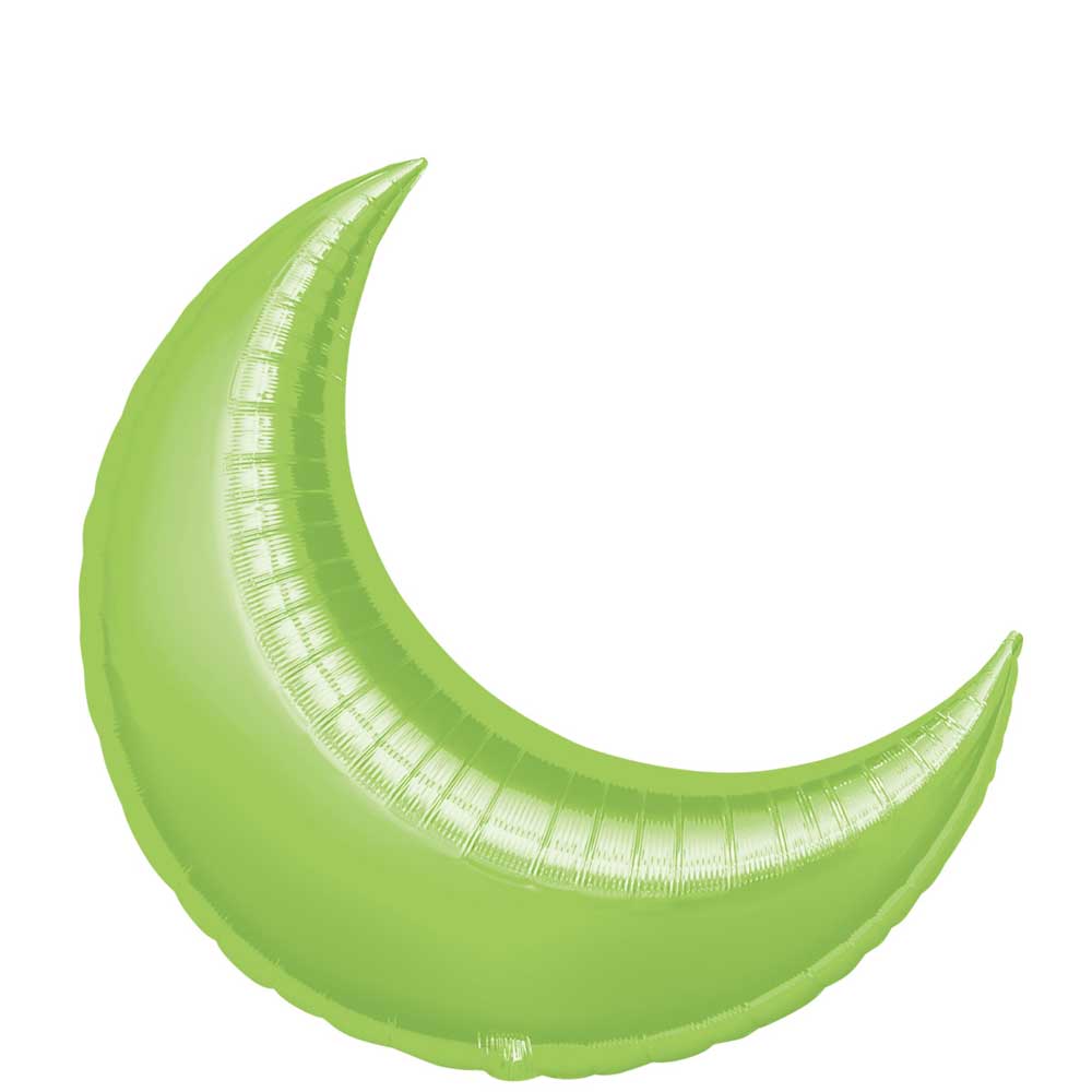 Lime Crescent Super Shape Balloon  26in Balloons & Streamers - Party Centre - Party Centre