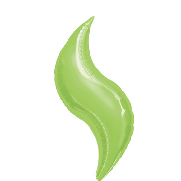Lime Curve Super Shape Balloon 36in Balloons & Streamers - Party Centre - Party Centre