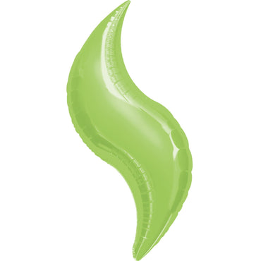 Lime Curve Super Shape Balloon 42 in Balloons & Streamers - Party Centre - Party Centre