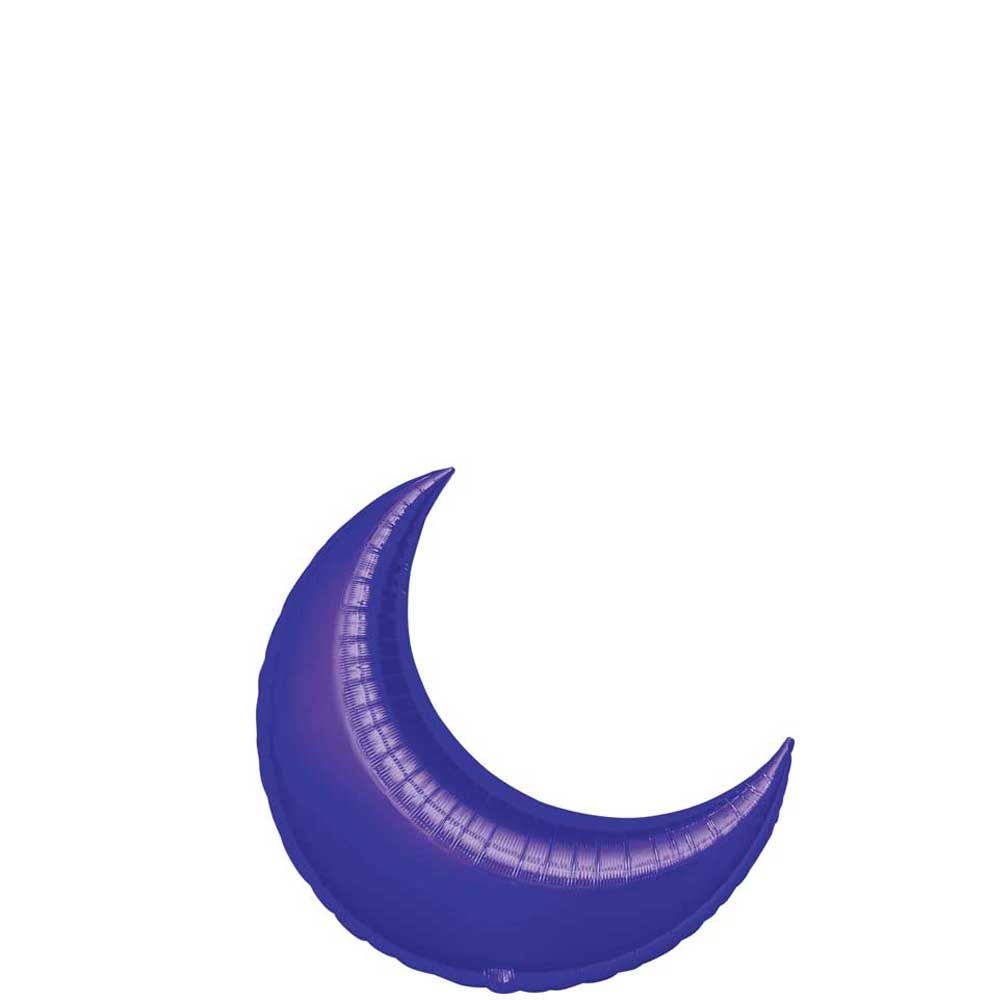 Purple Crescent Mini Shape Balloon17in Balloons & Streamers - Party Centre - Party Centre
