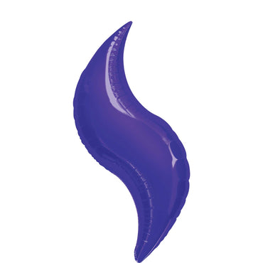 Purple Curve Super Shape Balloon 36in Balloons & Streamers - Party Centre - Party Centre