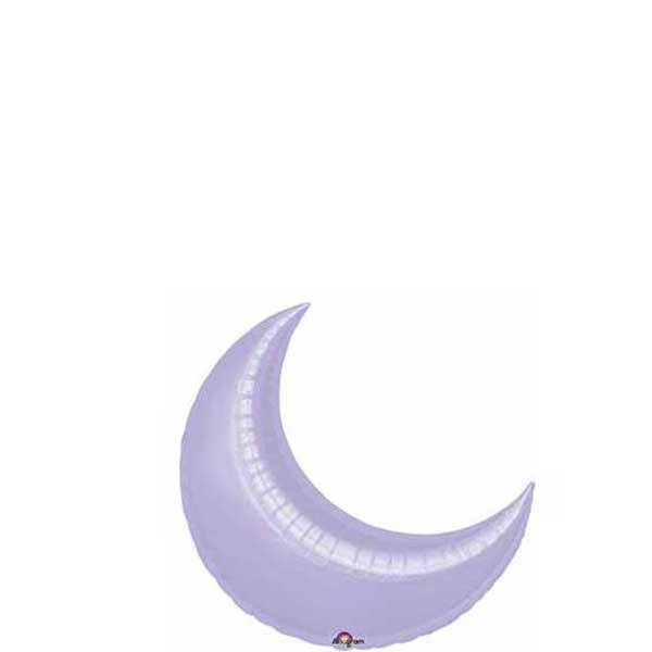 Lilac Crescent Mini Shape Balloon 17in Balloons & Streamers - Party Centre - Party Centre
