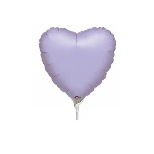 Pastel Lilac Heart Foil Balloon 9in Balloons & Streamers - Party Centre - Party Centre