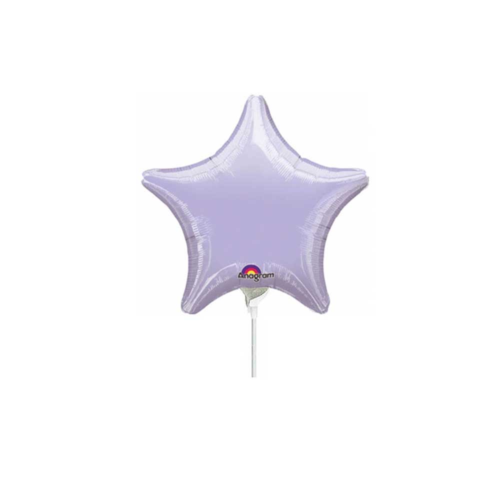 Pastel Lilac Star Foil Balloon 9in Balloons & Streamers - Party Centre - Party Centre