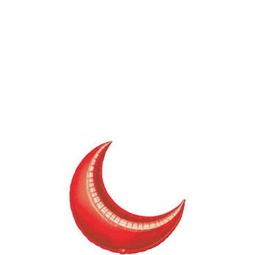 Red Crescent Mini Shape Balloon 10in Balloons & Streamers - Party Centre - Party Centre