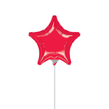 Red Star Foil Balloon 9in Balloons & Streamers - Party Centre - Party Centre