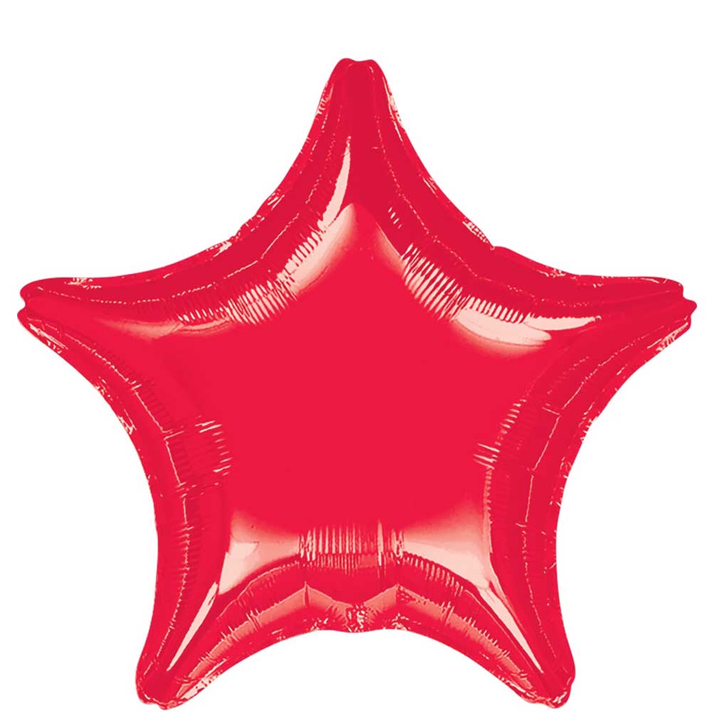 Red Star Supershape Balloon 32in Balloons & Streamers - Party Centre - Party Centre
