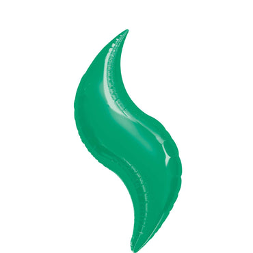 Green Curve Super Shape Balloon 36in Balloons & Streamers - Party Centre - Party Centre