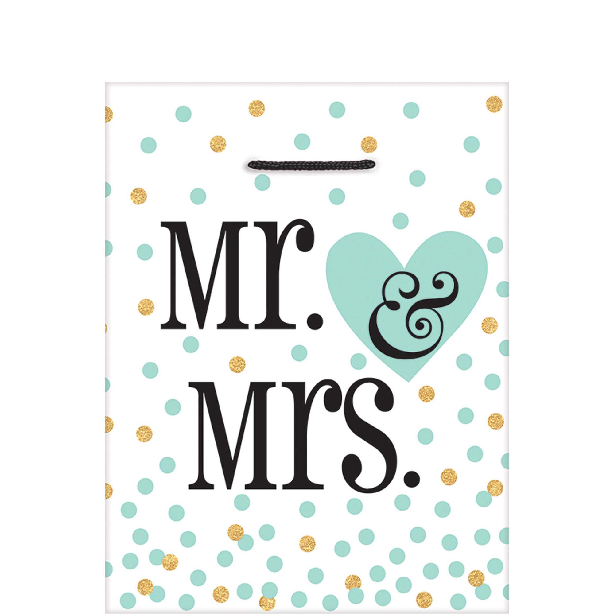 Mr. & Mrs. Wedding Large Gift Bag Party Favors - Party Centre - Party Centre