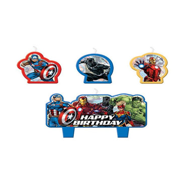Avengers Powers Unite Birthday Candle Set 4pcs Party Accessories - Party Centre - Party Centre