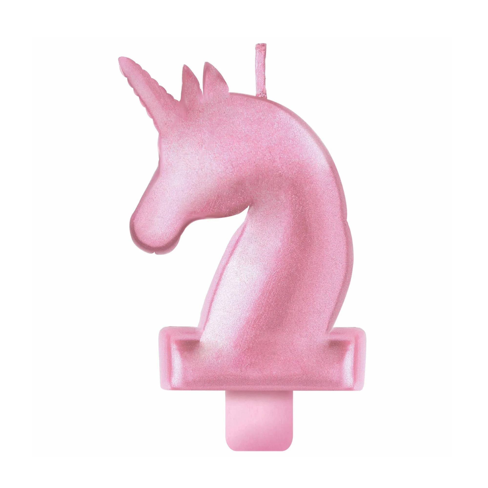 Enchanted Unicorn Birthday Candle - Party Centre