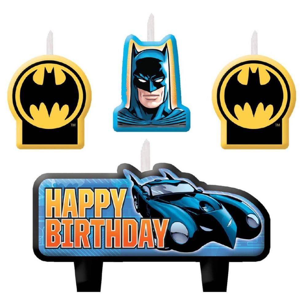 Batman Birthday Candle Set Party Accessories - Party Centre - Party Centre