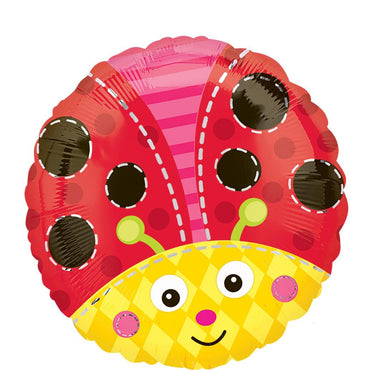 Cute Lady Bug Foil Balloon 18in Balloons & Streamers - Party Centre - Party Centre