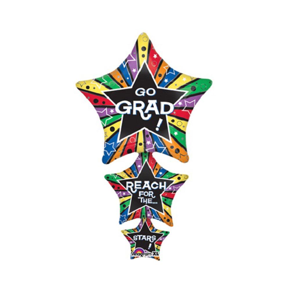 Grad Star Stacker Foil Balloon 42in Balloons & Streamers - Party Centre - Party Centre