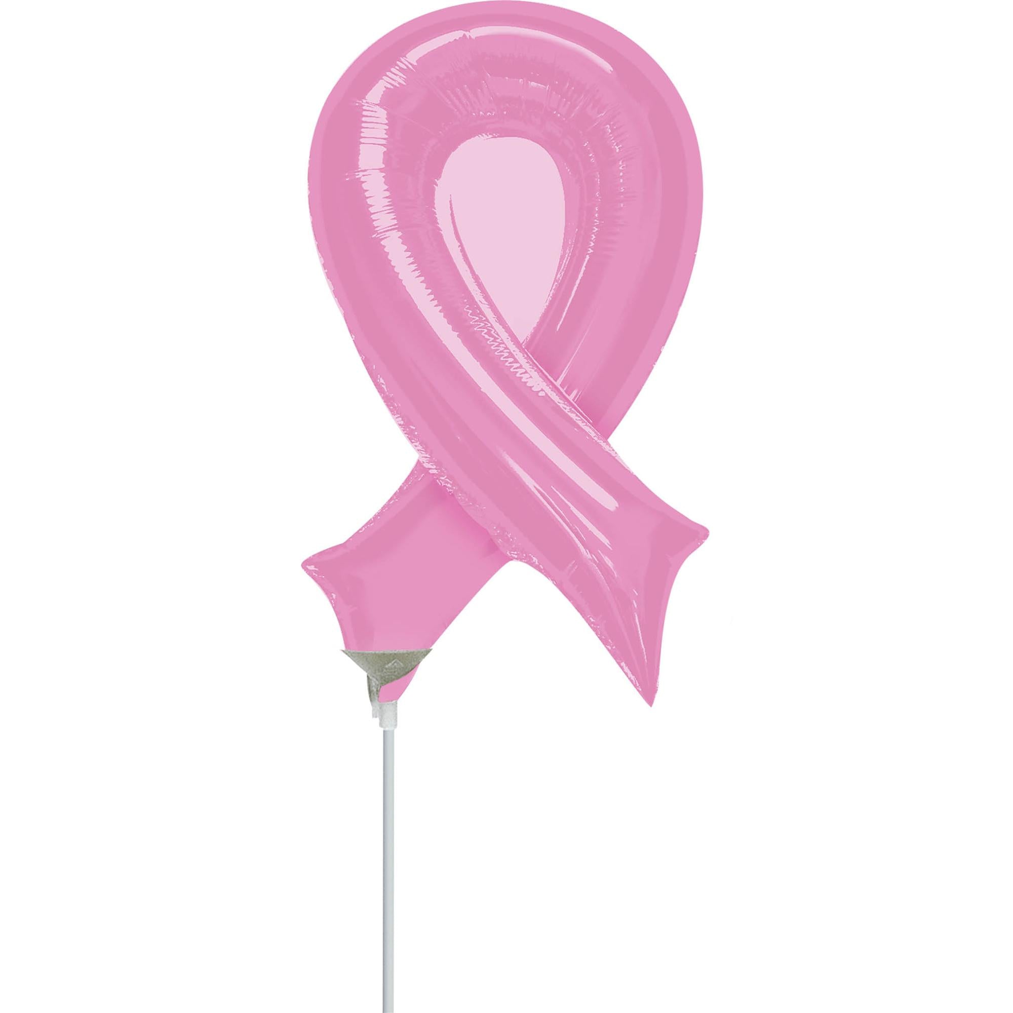 Pink Ribbon Mini Shape Balloon Balloons & Streamers - Party Centre - Party Centre