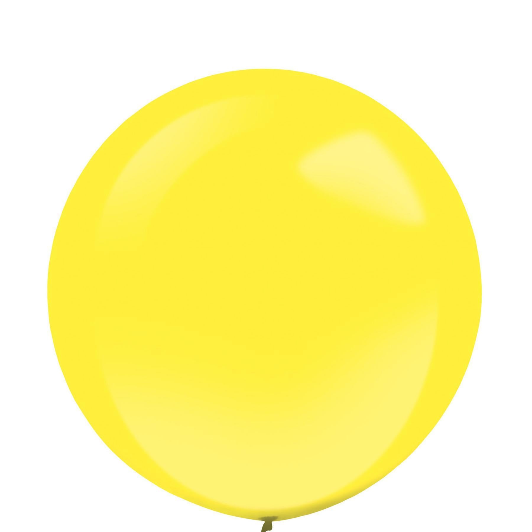 Yellow Sunshine Standard Latex Balloons 24in, 4pcs Balloons & Streamers - Party Centre - Party Centre