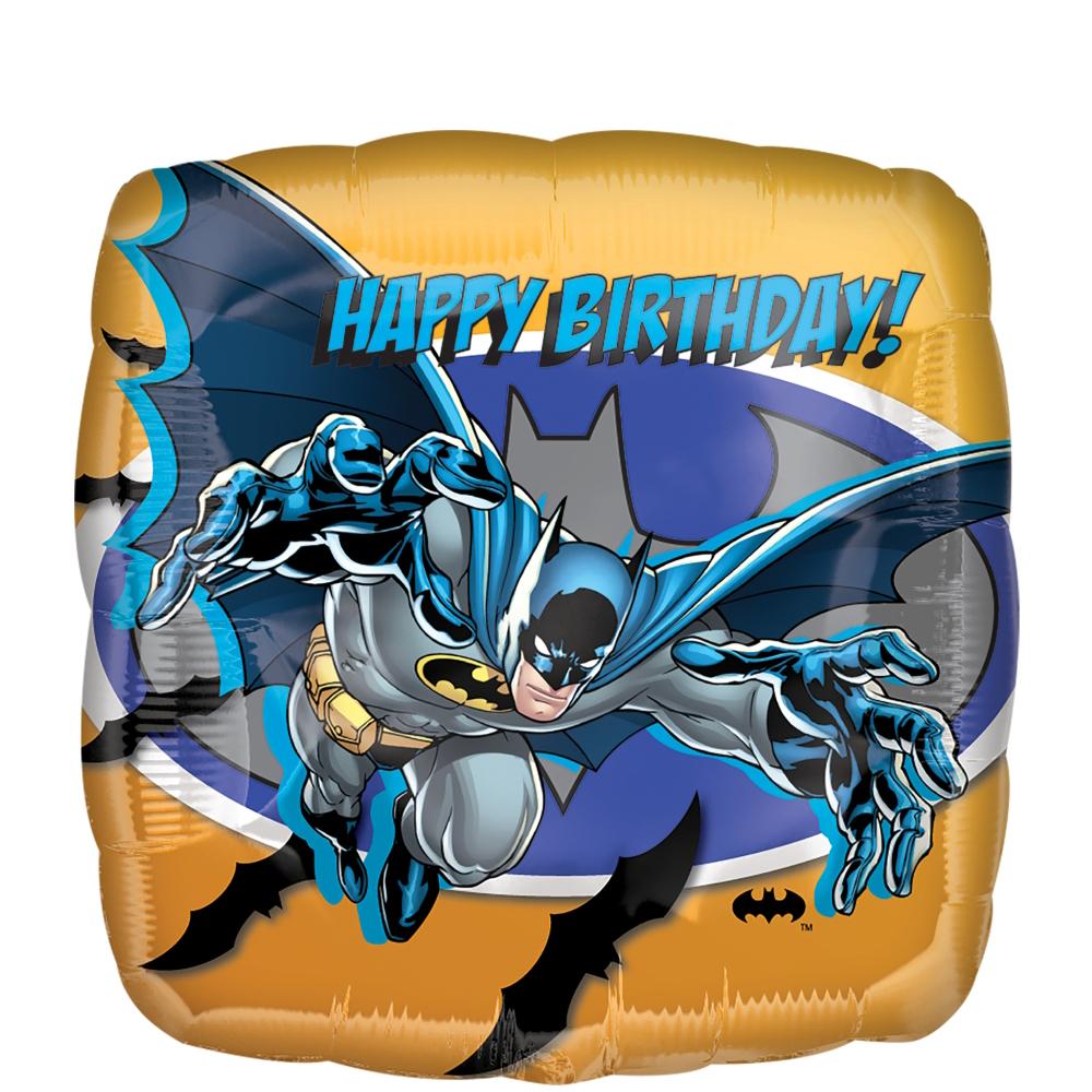 Batman Happy Birthday Foil Balloon 18in Balloons & Streamers - Party Centre - Party Centre