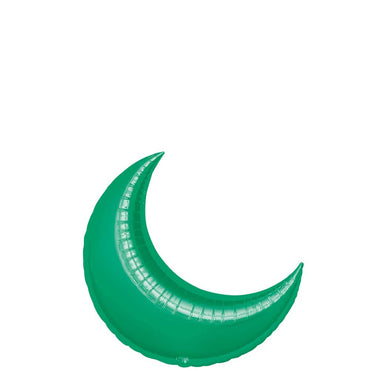 Green Crescent Mini Shape Balloon 17in Balloons & Streamers - Party Centre - Party Centre