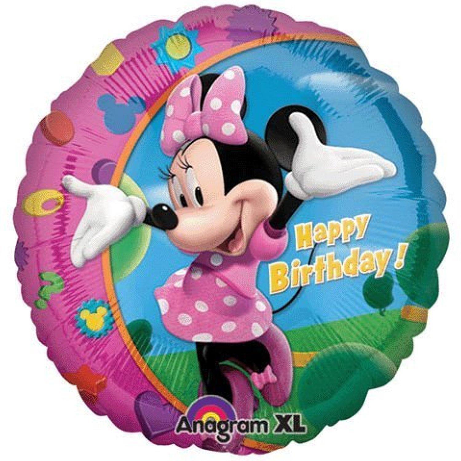 Minnie Happy Birthday 18in Balloons & Streamers - Party Centre - Party Centre