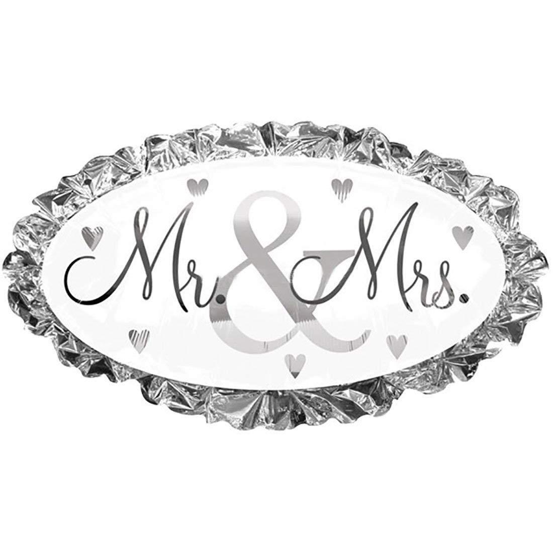 Mr. & Mrs. Foil Balloon 19 x 32in Balloons & Streamers - Party Centre - Party Centre