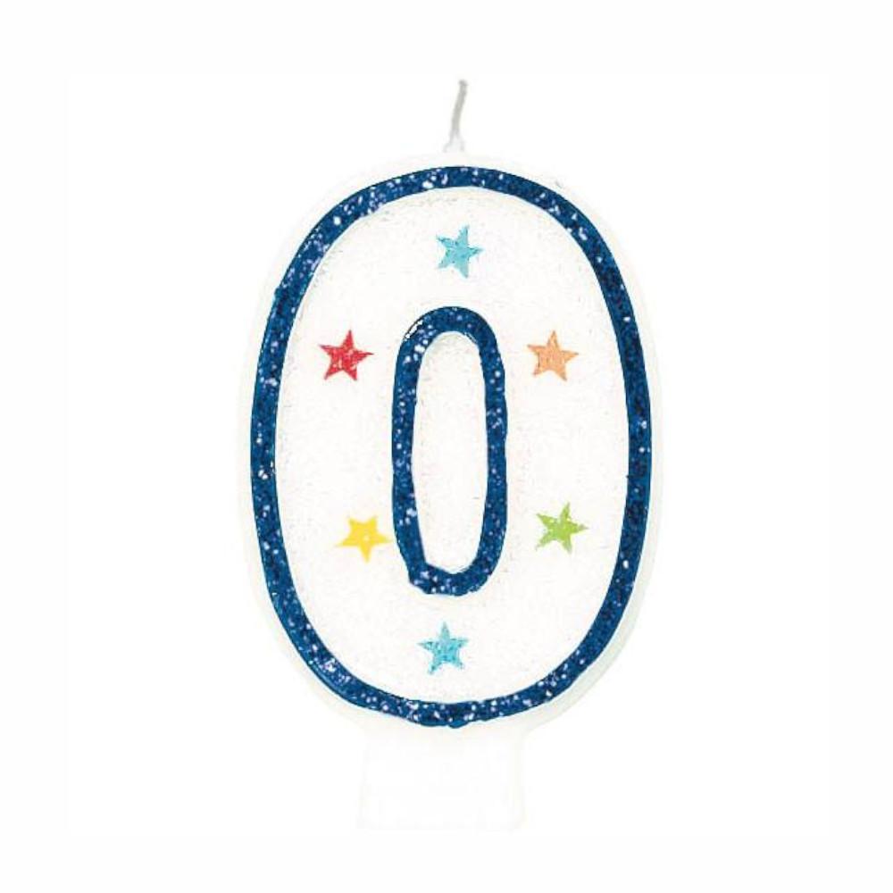 Number 0 Birthday Candle 3in Party Accessories - Party Centre - Party Centre