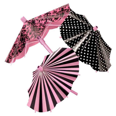 A Day In Paris Parasol Decorations 3pcs Decorations - Party Centre - Party Centre