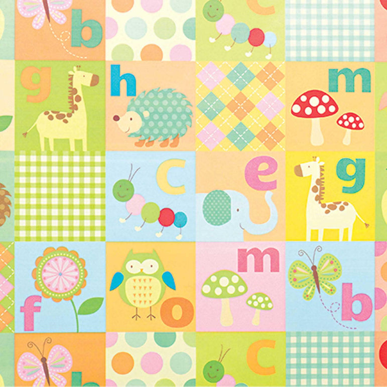 Baby Blocks Jumbo Paper Gift Wrap Party Favors - Party Centre