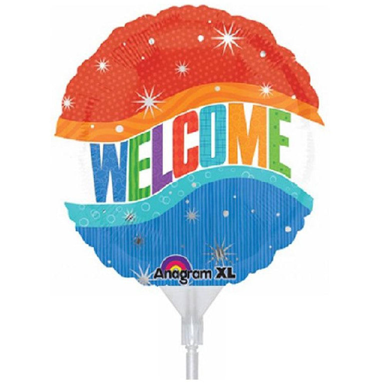 Warm Welcome Foil Balloon 9in Balloons & Streamers - Party Centre