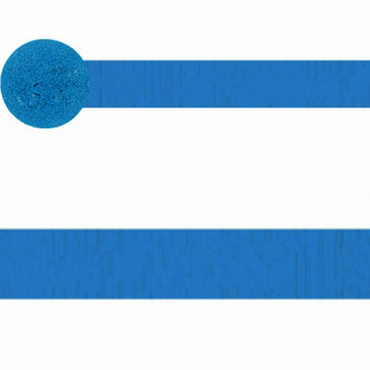 Sapphire Blue Crepe Streamer Decorations - Party Centre - Party Centre