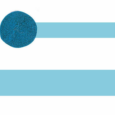 Baby Blue Crepe Streamer Decorations - Party Centre - Party Centre