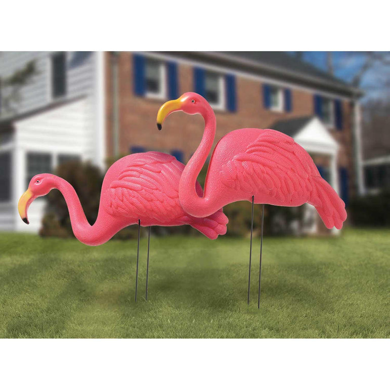 FLAMINGO GARDEN STAKES 2pcs Decorations - Party Centre