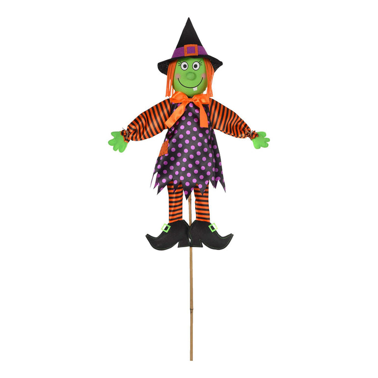 Witch Medium Yard Stake 46in Decorations - Party Centre