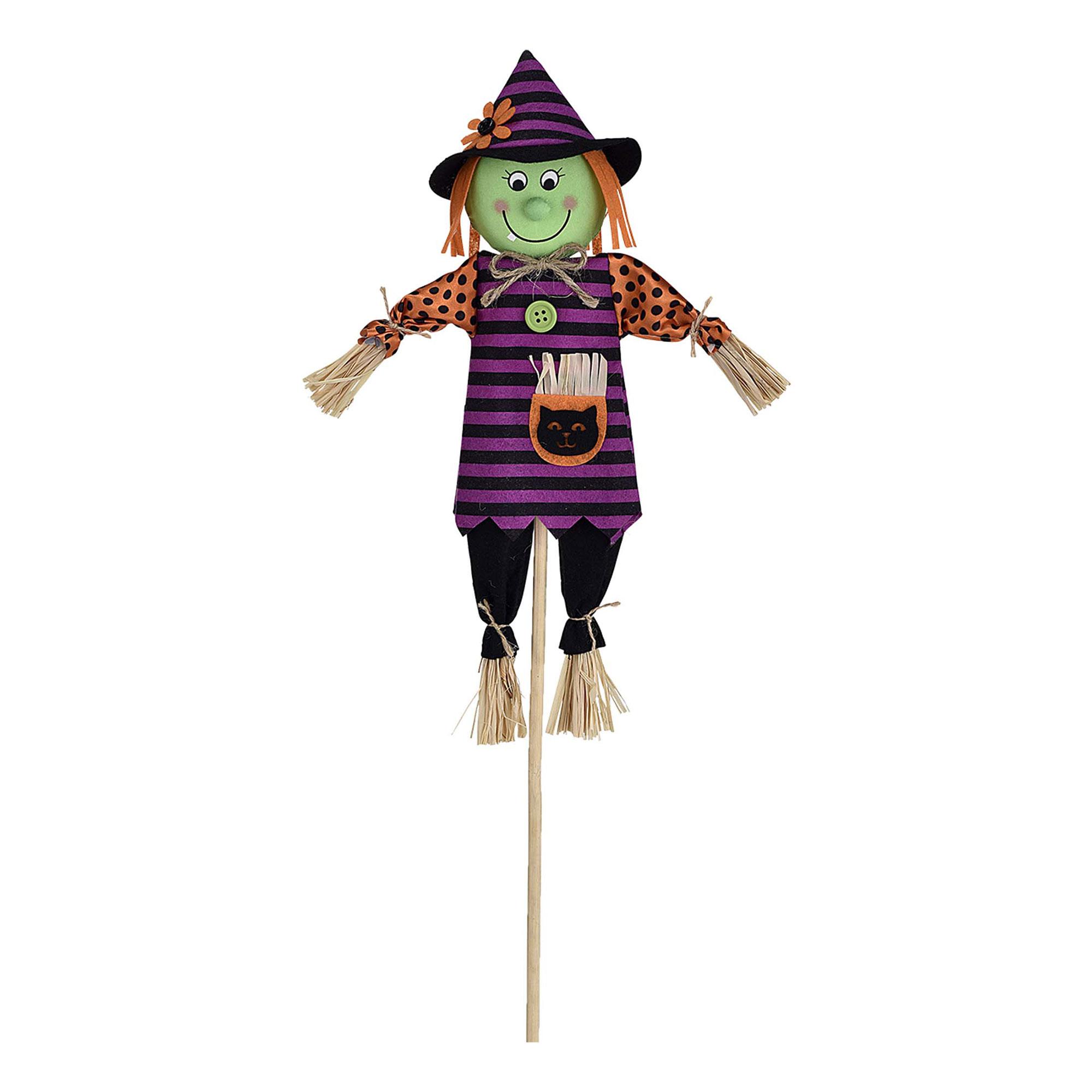 Witch Fabric Yard Stake 24in Decorations - Party Centre - Party Centre