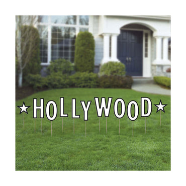 Glitz & Glam Corrugate Plastic Yard Stakes Decorations - Party Centre - Party Centre