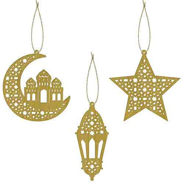 Ramadan Wood Cutouts - Party Centre