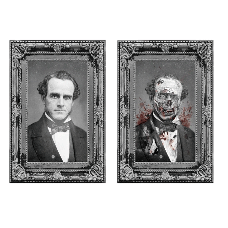 Creepy Man Lenticular Portrait