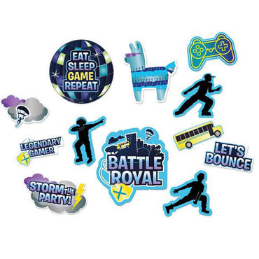 Battle Royal Cutouts Value Pack 12pcs Decorations - Party Centre - Party Centre