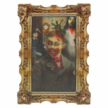 Rotting Zombie Lenticular Portrait 18in Decorations - Party Centre - Party Centre