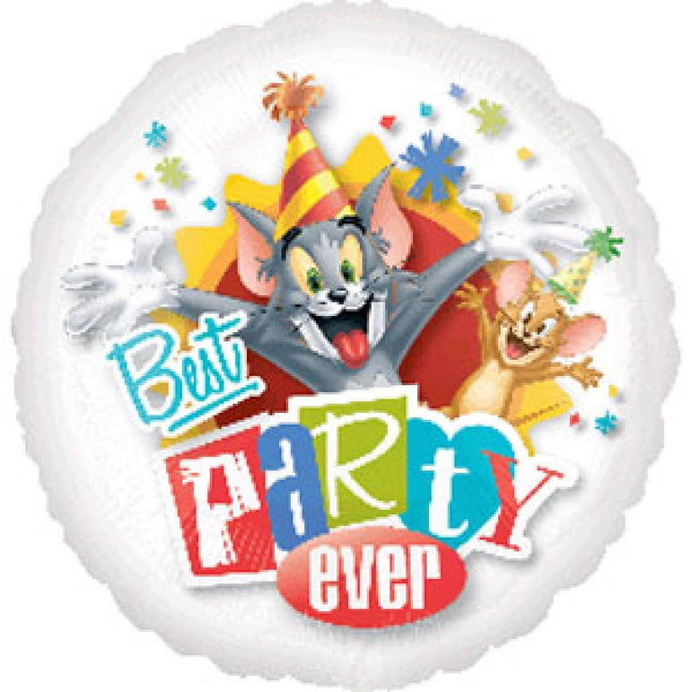 Tom & Jerry Party Foil Balloon 18in Balloons & Streamers - Party Centre