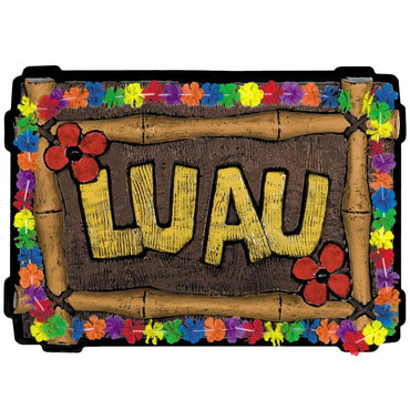 Luau Sign 17 x 23in Decorations - Party Centre - Party Centre